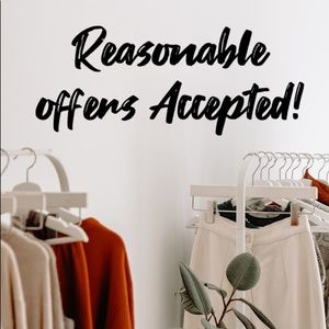 RESONABLE OFFERS ACEPTED!